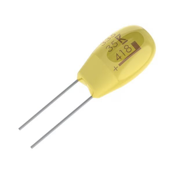 Tantalum Capacitors - Solid Leaded 6.3V 10Uf 10% Ls=5.08Mm, Kemet Electronics, Mfr#: T356B106K006AT